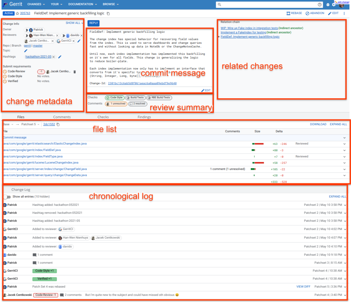 user review ui change screen annotated